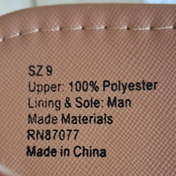 Red Patterned Women's Sandals - Picture 3 of 5